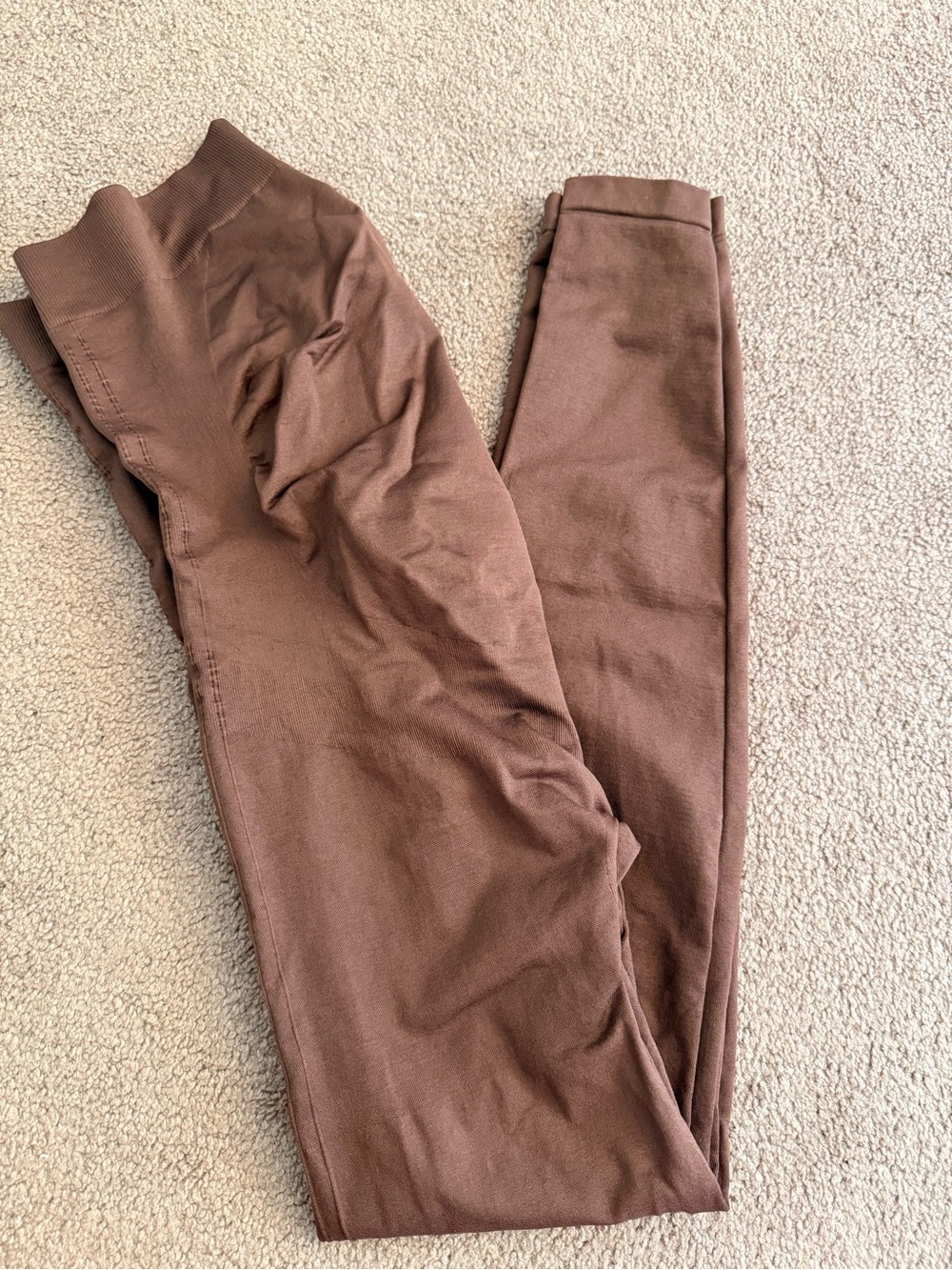 NWOT BLANQI Maternity/Postpartum Leggings Set in Brown and Black - Picture 7 of 9